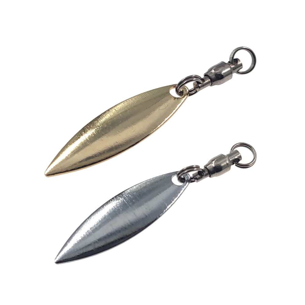 Fishing Lure Buzzbait - 10pcs Willowleaf Blades Spinner Bait Fishing