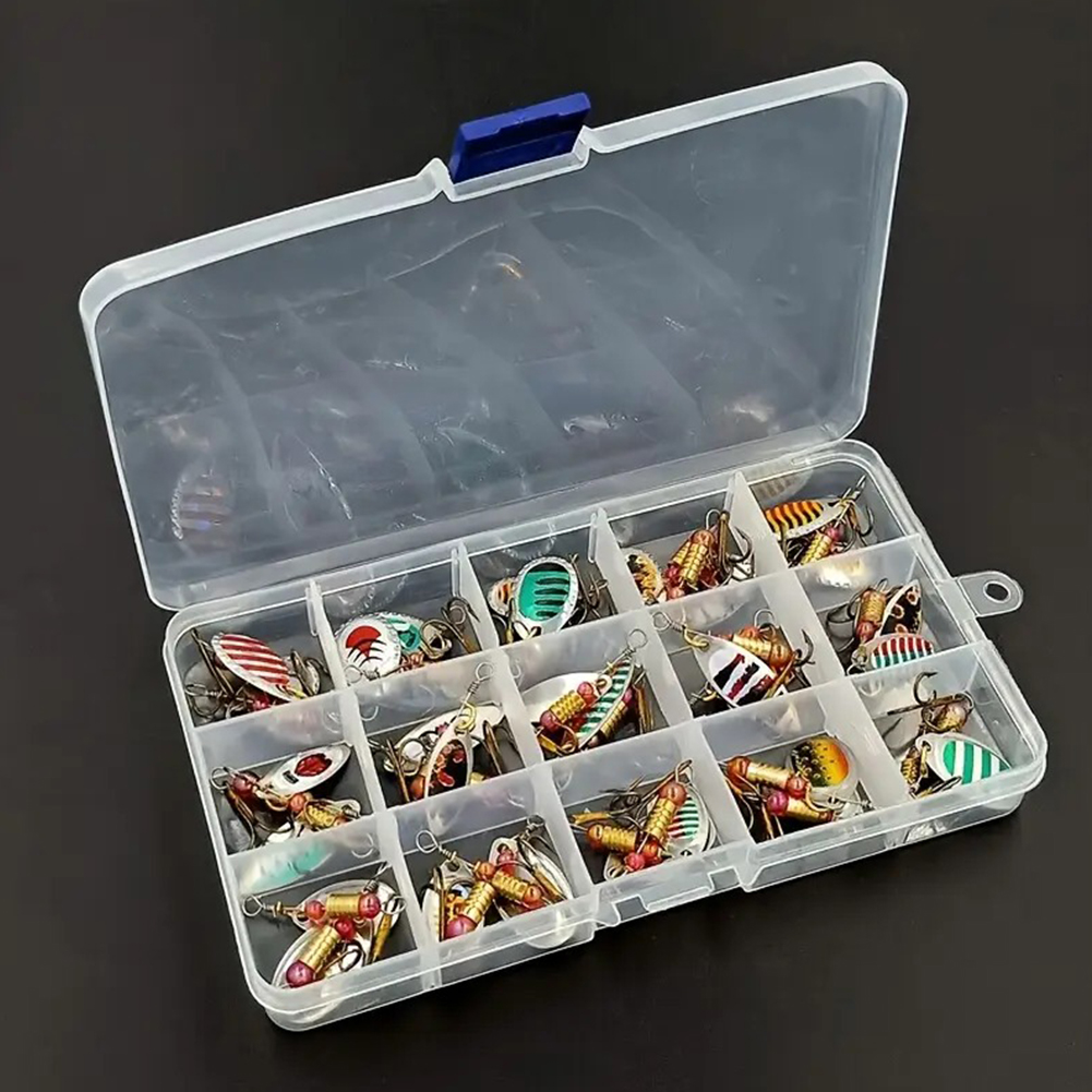 Fishing Lure Spinnerbait - 30pcs Metal Spoon Spinner Fishing Lure