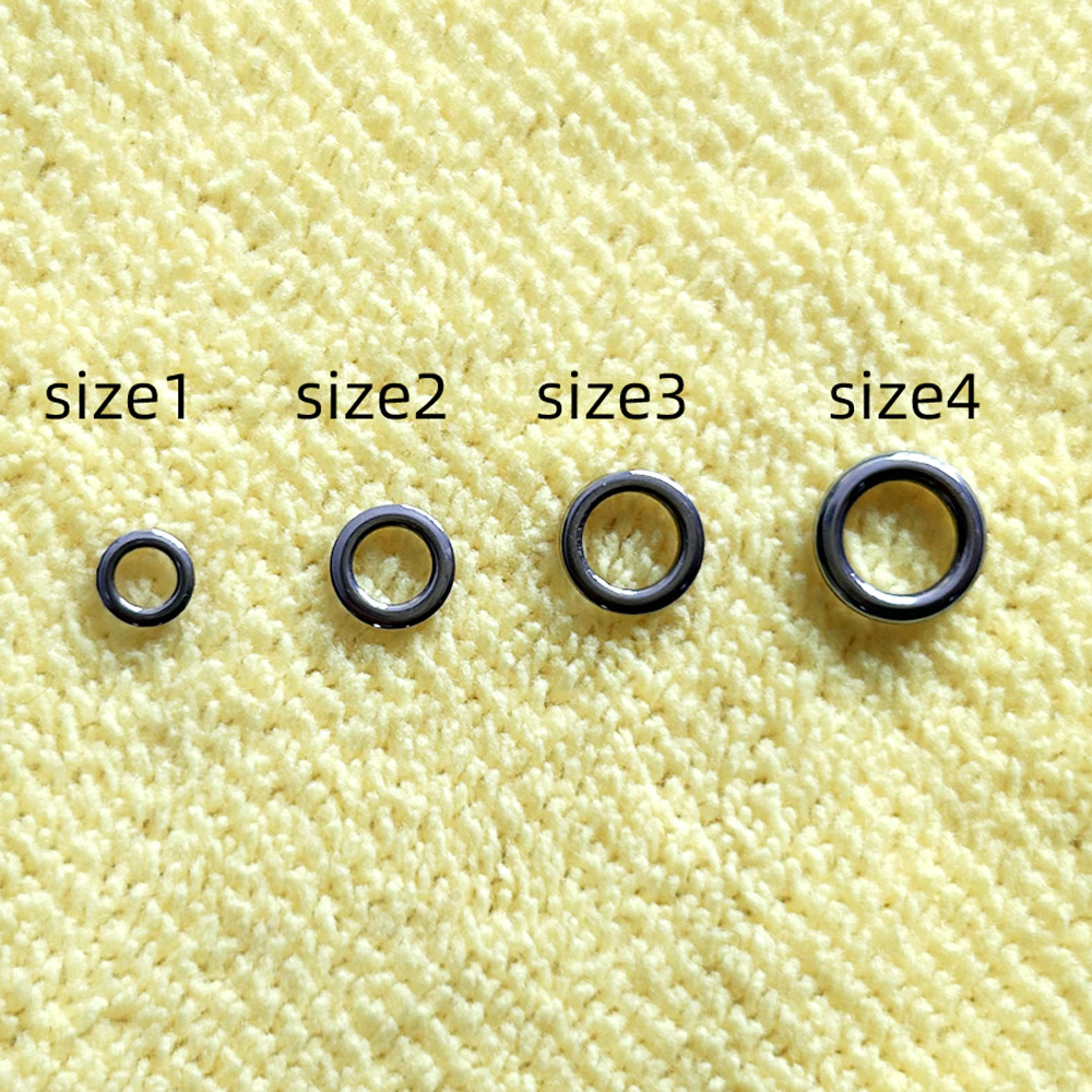 DNDYUJU 50pcs Fishing Solid Ri - огляд і ціна Fishing Lure Accessories