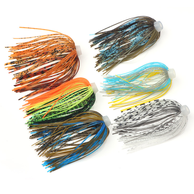 5 pcs/lot 88 Strands 64mm Sili - огляд і ціна Fishing Lure Buzzbait