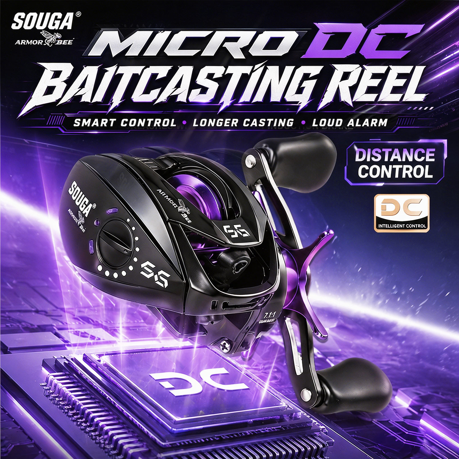 Sougayilang Micro DC Electroni - огляд і ціна Kastking Reel Zephyr