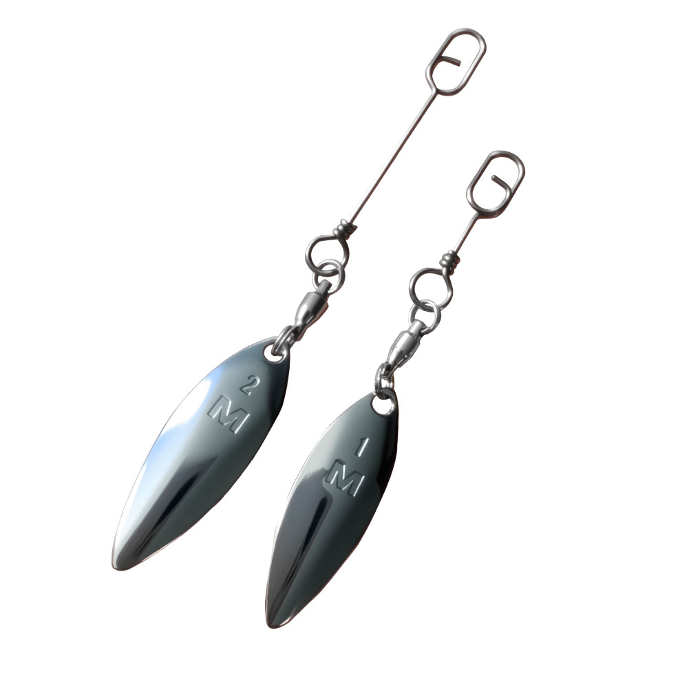10pcs Willowleaf Blades Spinne - огляд і ціна Fishing Lure Buzzbait