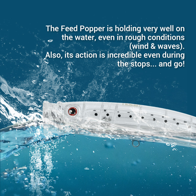 Noeby-Feed Popper Fishing Lure - огляд і ціна Fishing Lure Buzzbait