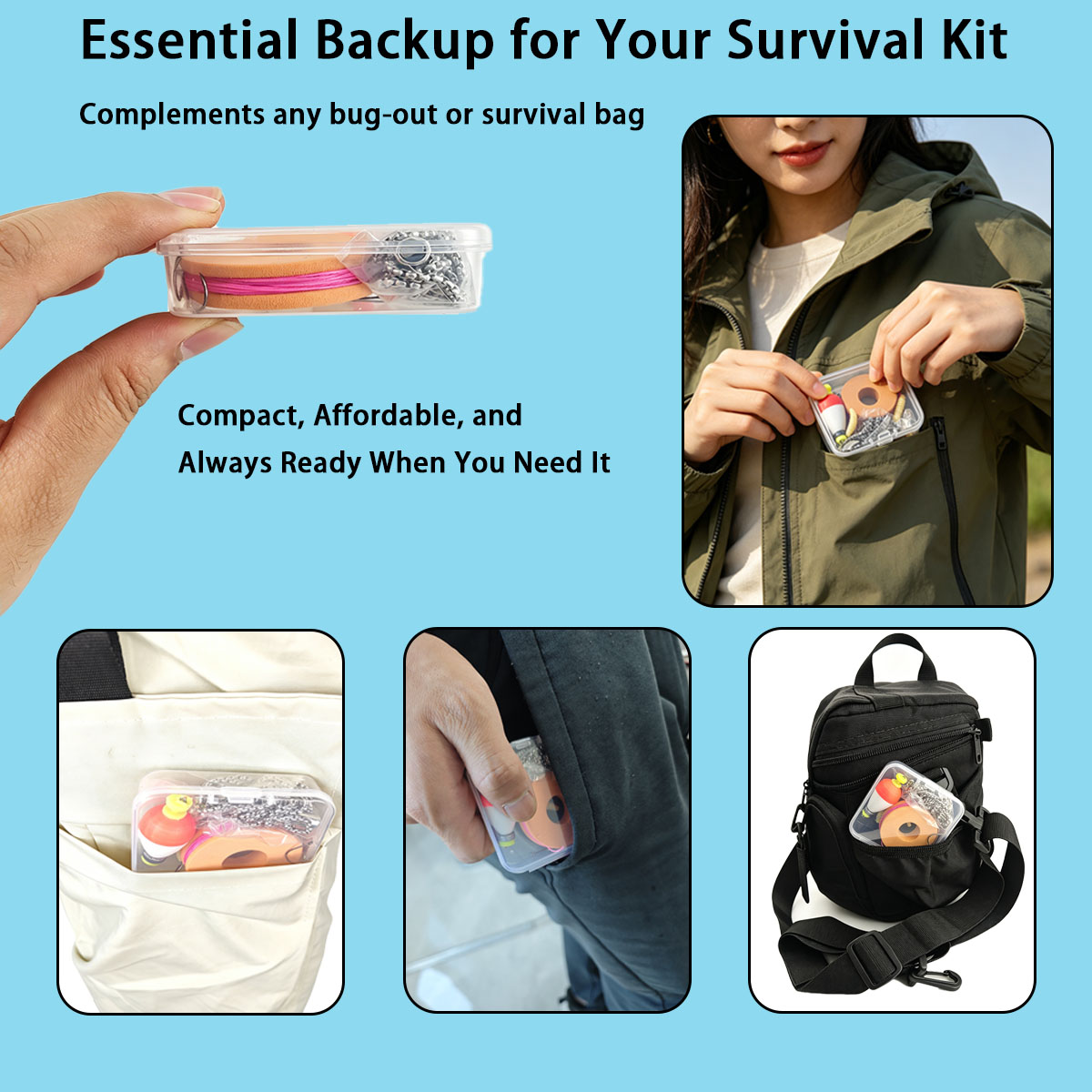 Portable Emergency Fishing Gea - огляд і ціна Fishing Lure Making Kit