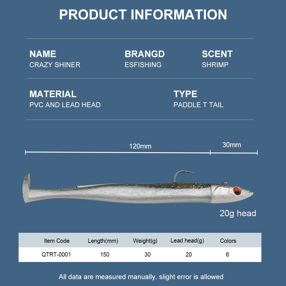 ESFISHING Soft Fishing Lure Le - огляд і ціна Fishing Lure Soft Plastic
