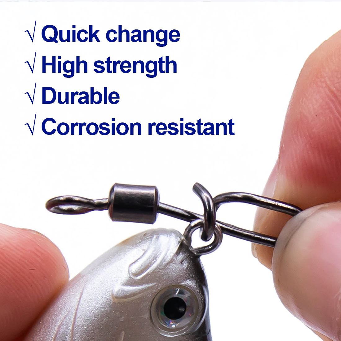 FishTrip Fishing Swivel Snap T - огляд і ціна Fishing Lure Accessories