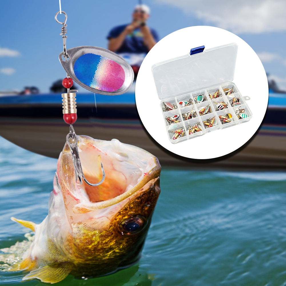30pcs Metal Spoon Spinner Fish - огляд і ціна Fishing Lure Spinnerbait
