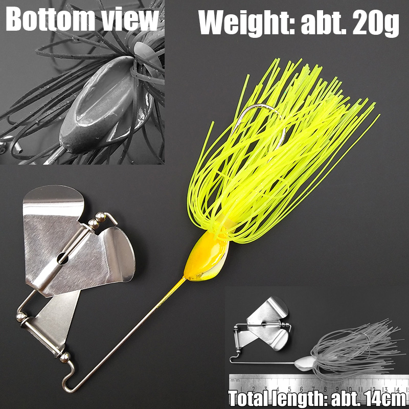 wusanban Lunker Spinner Baits  - огляд і ціна Fishing Lure Buzzbait