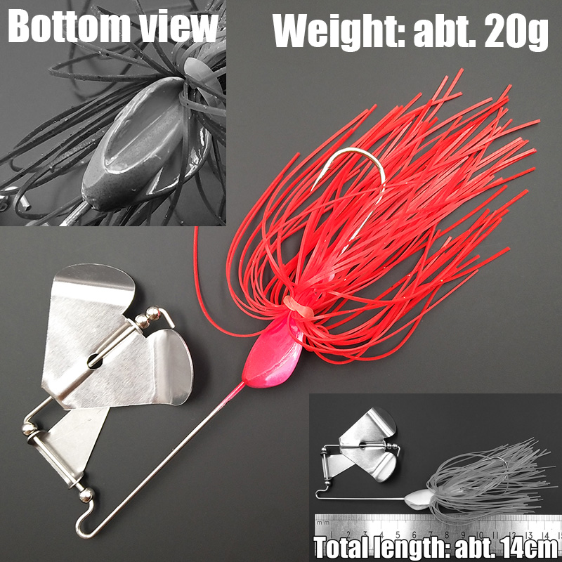 wusanban Lunker Spinner Baits  - огляд і ціна Fishing Lure Buzzbait