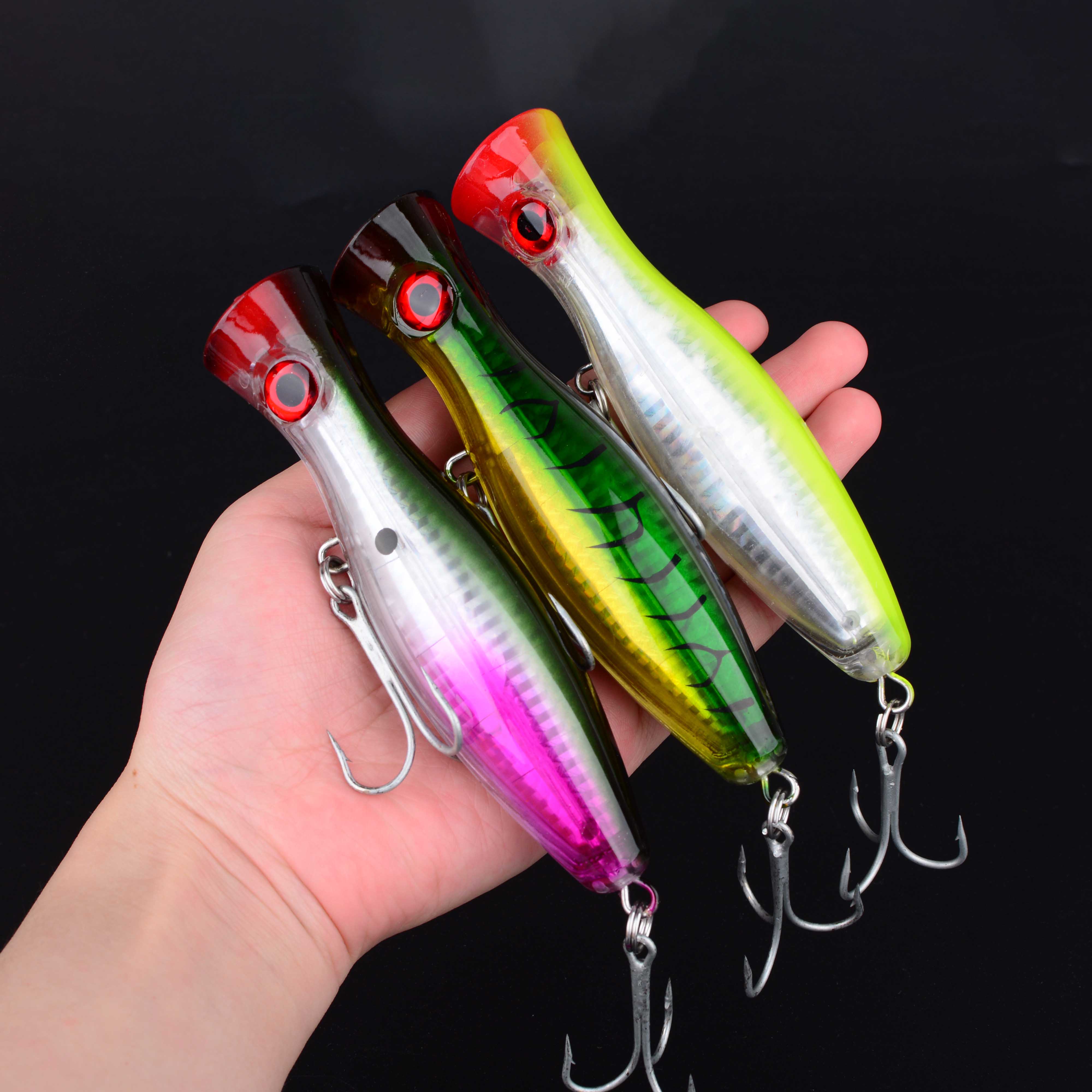 1pc 13CM 42g Big Popper Floati - огляд і ціна Fishing Lure Topwater