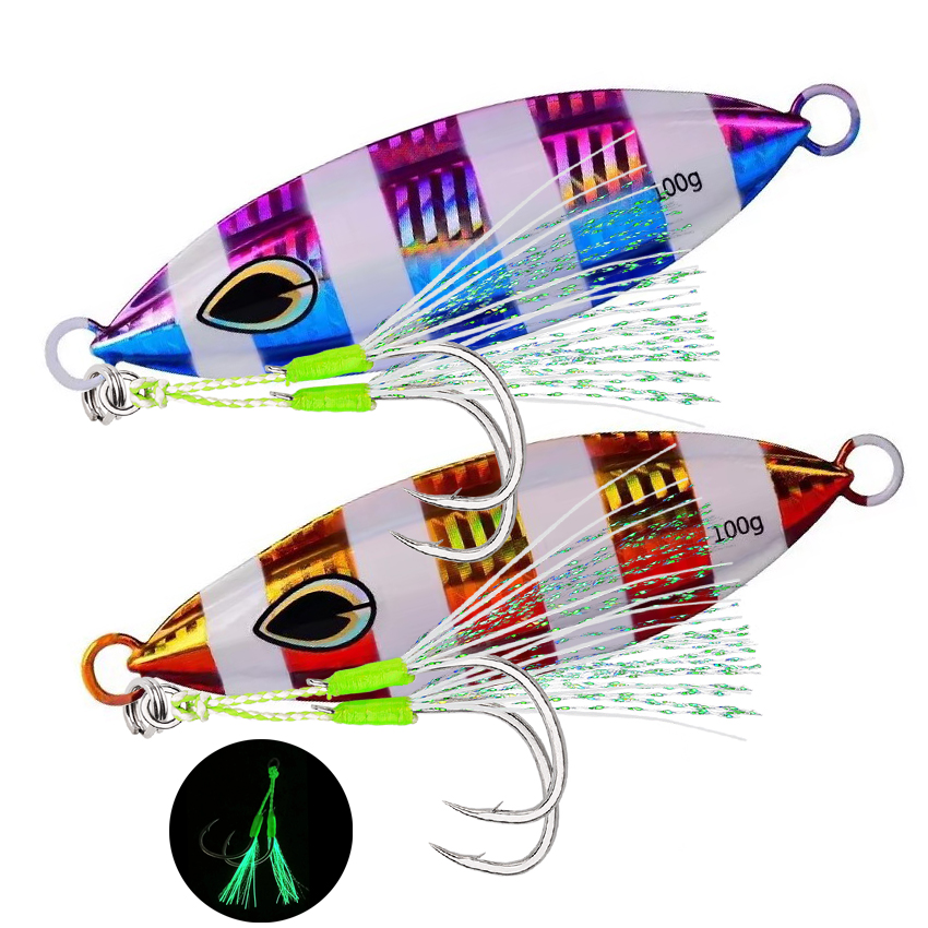 1pcs High quality Metal Night  - огляд і ціна Fishing Lure Spoon