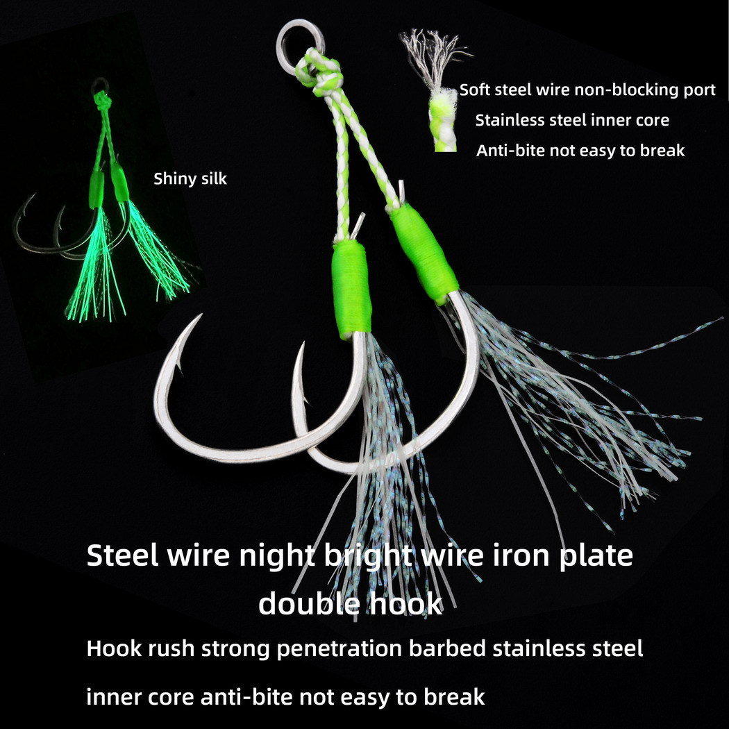 1pcs High quality Metal Night  - огляд і ціна Fishing Lure Spoon